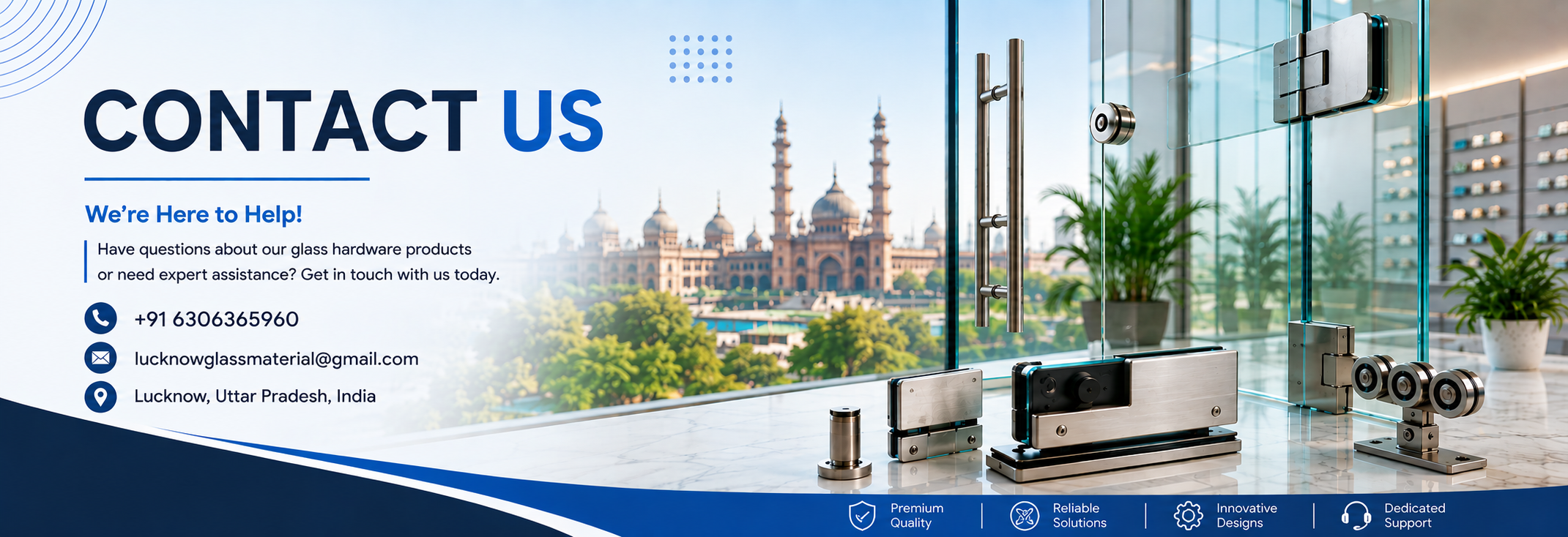 Lucknow Glass Material Contact Us