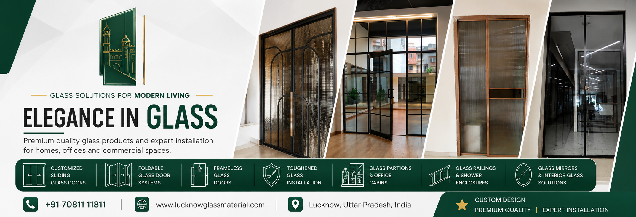 Lucknow Glass Material